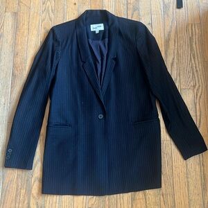 Frank & Oak Navy Blue Blazer (part of a set)